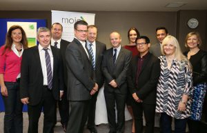 The MOIC Team with colleagues at the event. 