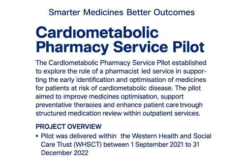 Cardiometabolic Pharmacy Service Pilot